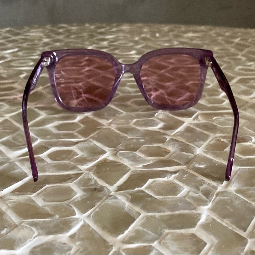LIKE NEW! MCM725S 500 Womens Purple Rectangular Plastic Sunglasses - Picture 9 of 14